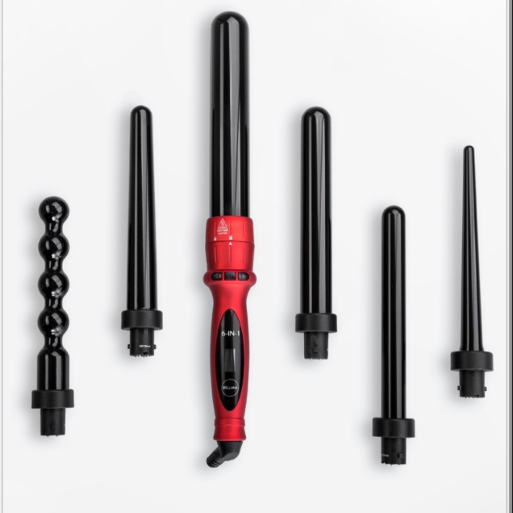 Bellami 6-in-1 Curling Iron Set